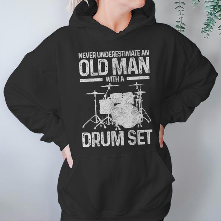 Drummer Drum Kit Vintage Drummer Unisex Hoodie Drummer Drum Kit Vintage Drummer Unisex Hoodie