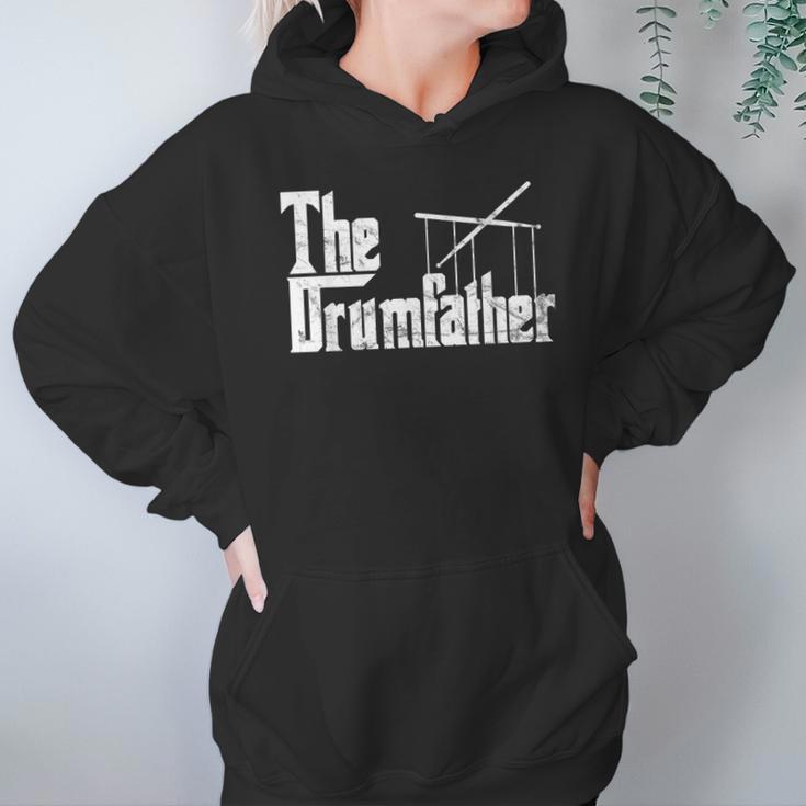 Drummer Humor The Drumfather Drum Kit Unisex Hoodie Drummer Humor The Drumfather Drum Kit Unisex Hoodie