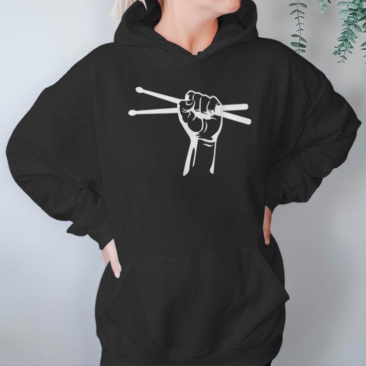 Drumsticks Hand Drum Kit Drummer Unisex Hoodie Drumsticks Hand Drum Kit Drummer Unisex Hoodie