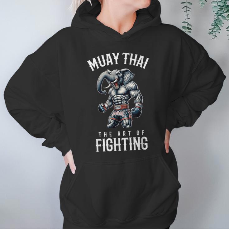 Elephant Muay Thai Kickboxing And Elephant Thai Boxing Unisex Hoodie Elephant Muay Thai Kickboxing And Elephant Thai Boxing Unisex Hoodie