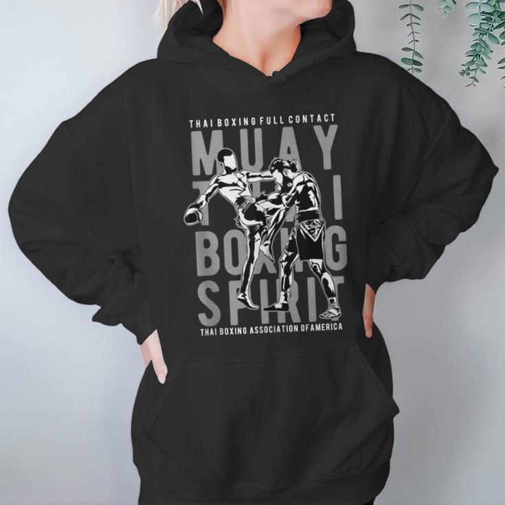 Full Contact Thai Boxing Association Of America Muay Thai Unisex Hoodie Full Contact Thai Boxing Association Of America Muay Thai Unisex Hoodie