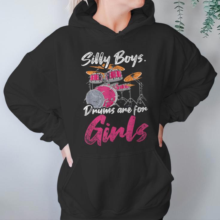 Girls Boys Kids Drummer Drum Kit Unisex Hoodie Girls Boys Kids Drummer Drum Kit Unisex Hoodie