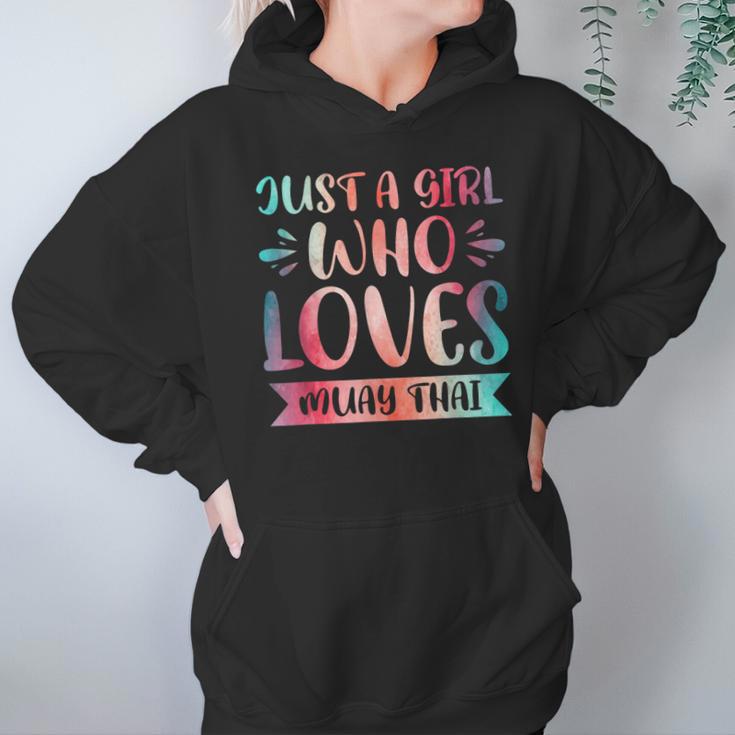 Just a Girl Who Loves Muay Thai Unisex Hoodie Just a Girl Who Loves Muay Thai Unisex Hoodie