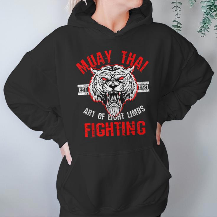 Muay Thai Art Of Eight Limbs Sak Yant Thai Boxing MMA Arts Unisex Hoodie