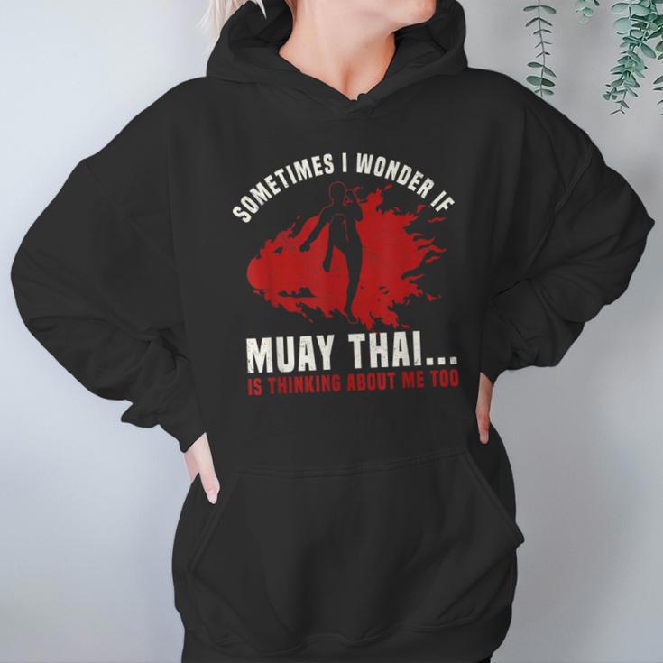 Muay Thai Boxing Teacher Kickboxing Martial Arts Instructor Unisex Hoodie