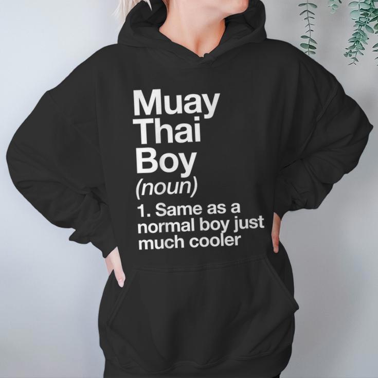 Muay Thai Boy Definition Martial Arts Sports Unisex Hoodie