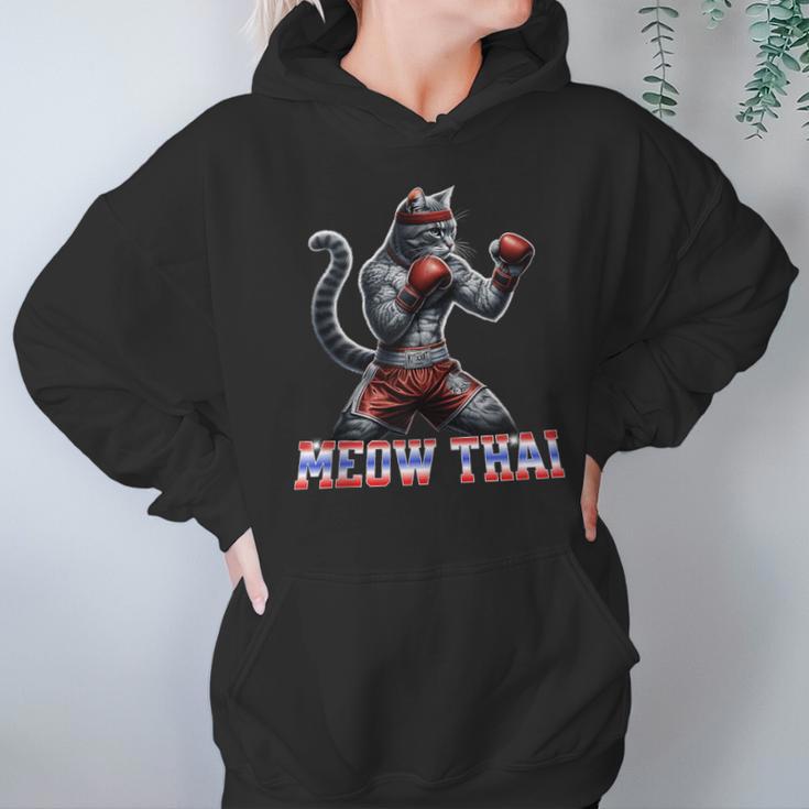 Muay Thai Cat Meow Thai Boxing Unisex Hoodie Muay Thai Cat Meow Thai Boxing Unisex Hoodie