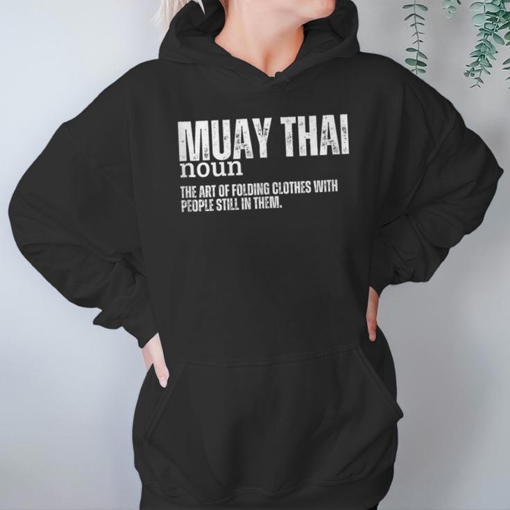 Muay Thai Definition Muay Thai Unisex Hoodie Muay Thai Definition Muay Thai Unisex Hoodie