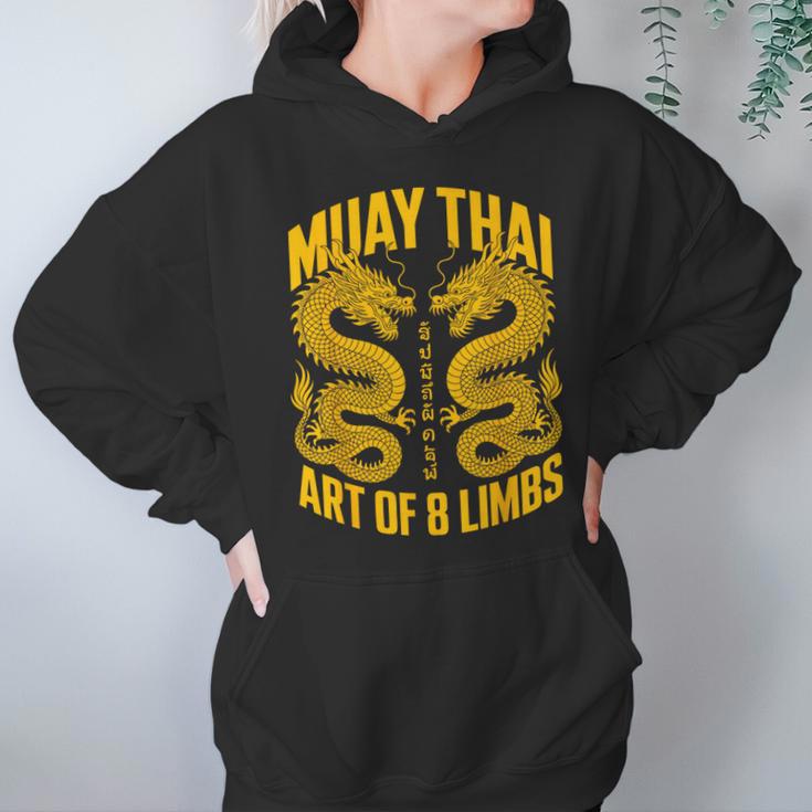 Muay Thai Dragons Thai Boxing Fighter Unisex Hoodie