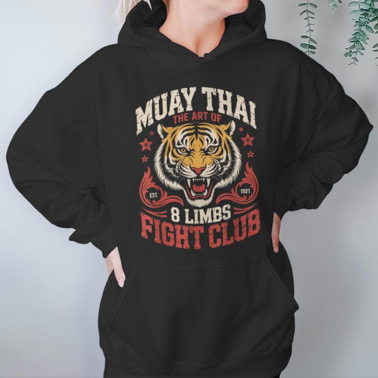 Muay Thai Fighter Tiger 8 Limbs Thai Boxing Unisex Hoodie