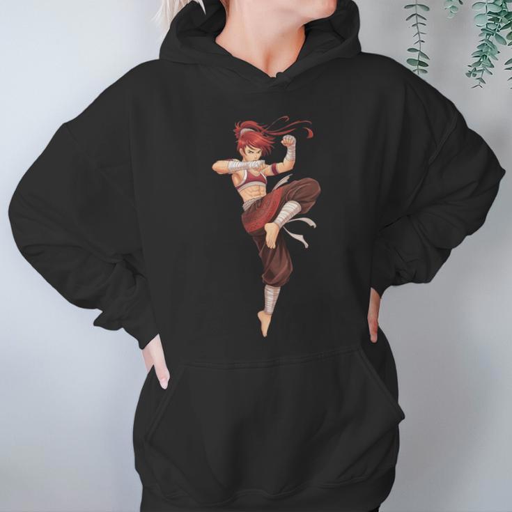 Muay Thai Girl Anime Japan Thaiboxer Kickboxing Muay Thai Unisex Hoodie Muay Thai Girl Anime Japan Thaiboxer Kickboxing Muay Thai Unisex Hoodie