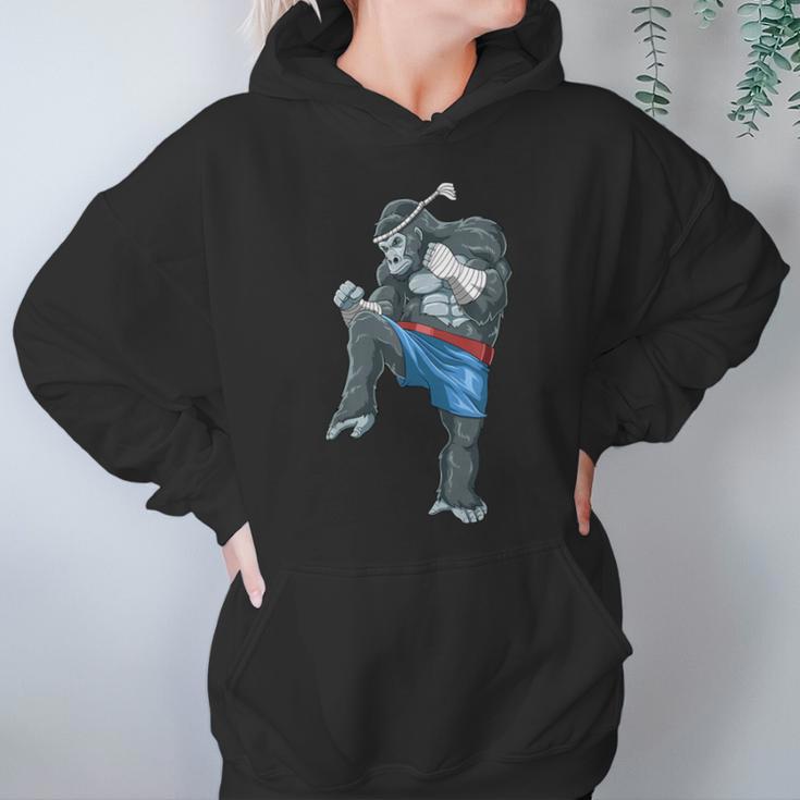 Muay Thai Gorilla Thai Boxing Unisex Hoodie Muay Thai Gorilla Thai Boxing Unisex Hoodie