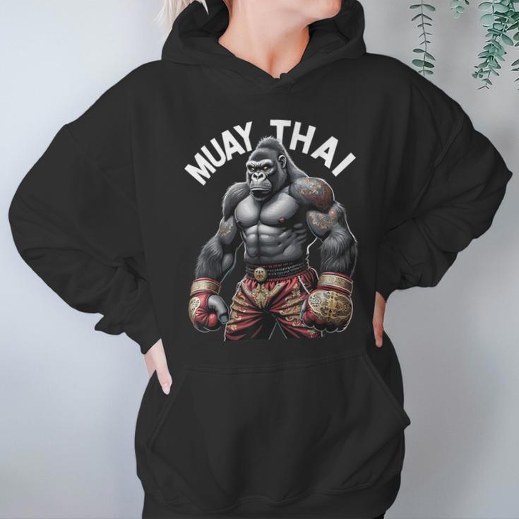 Muay Thai Gorilla Strength Power Fighter Unisex Hoodie Muay Thai Gorilla Strength Power Fighter Unisex Hoodie