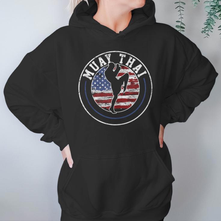 Muay Thai Kickboxing Vintage Unisex Hoodie Muay Thai Kickboxing Vintage Unisex Hoodie