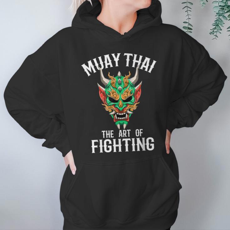 Muay Thai Oni Mask Thai Boxing And Kickboxing Unisex Hoodie Muay Thai Oni Mask Thai Boxing And Kickboxing Unisex Hoodie