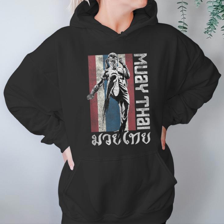 Muay Thai Shirt Thailand Flag Martial Arts Shirt Unisex Hoodie