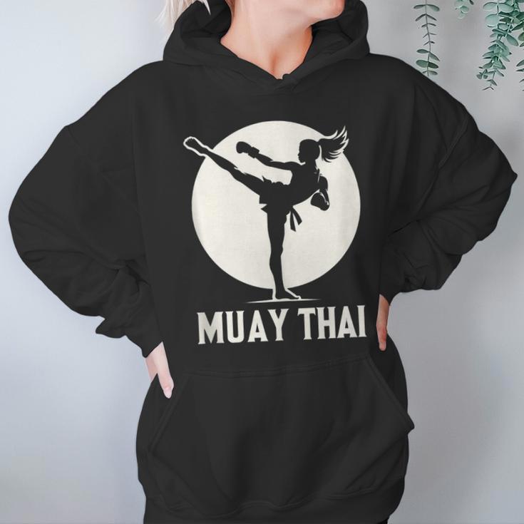 Muay Thai Woman Image Unisex Hoodie Muay Thai Woman Image Unisex Hoodie