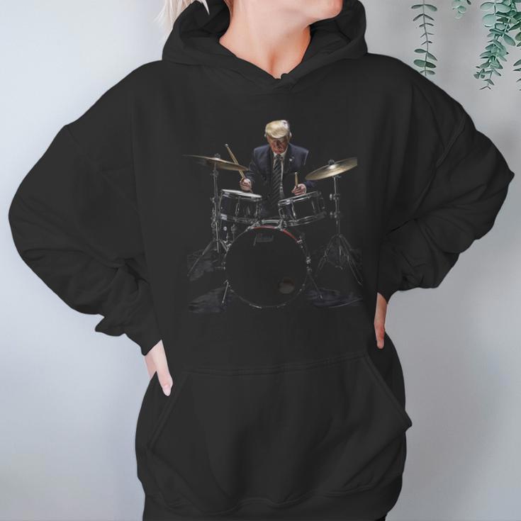 Percussion Player Drumset Retro Drum Kit Percussionist Trump Drummer Drums 2024 -Adults Unisex Hoodie Percussion Player Drumset Retro Drum Kit Percussionist Trump Drummer Drums 2024 -Adults Unisex Hoodie