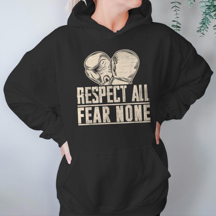 Respect All Fear None Muay Thai Unisex Hoodie Respect All Fear None Muay Thai Unisex Hoodie
