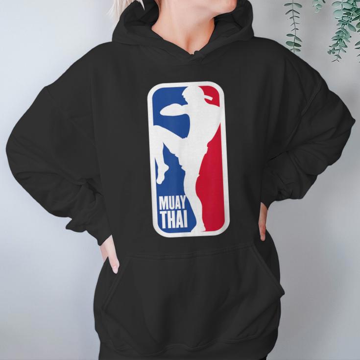 Vintage Muay Thai Fighter MMA Street Fight Kickboxing Club Unisex Hoodie