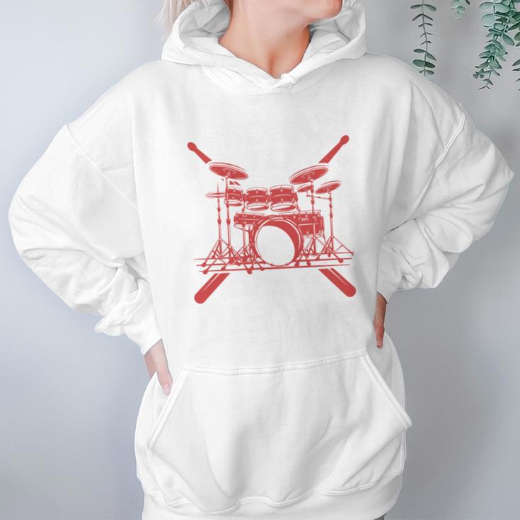 Drum Kit Percussion For Drummer Percussionist Musician Sweatshirt Unisex Hoodie Drum Kit Percussion For Drummer Percussionist Musician Sweatshirt Unisex Hoodie