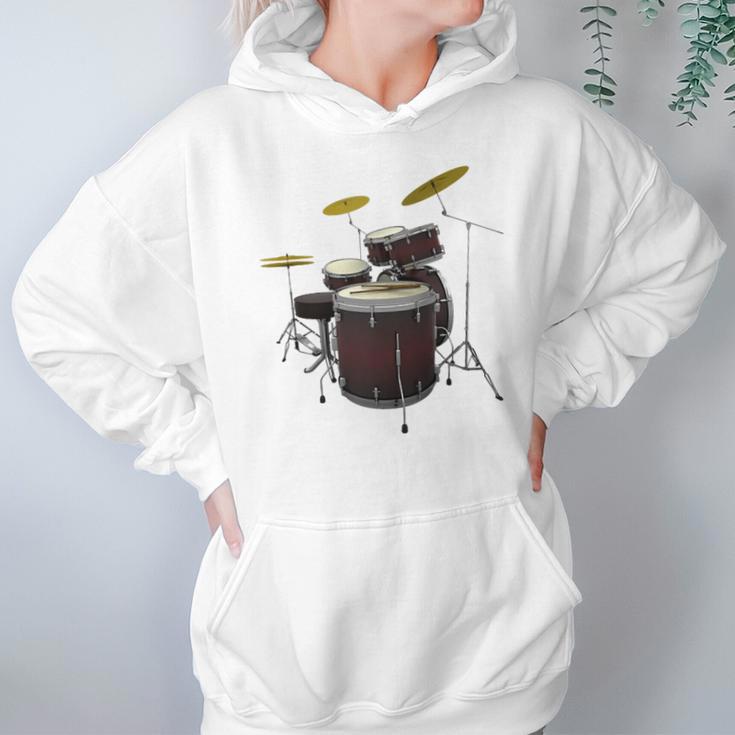 Drummer Drum Kit Raglan Baseball Tee Unisex Hoodie Drummer Drum Kit Raglan Baseball Tee Unisex Hoodie