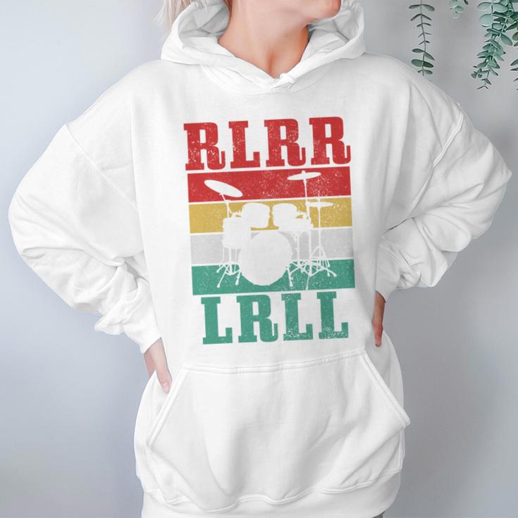 Drummer RLRR LRLL Vintage Drum Kit Sweatshirt Unisex Hoodie Drummer RLRR LRLL Vintage Drum Kit Sweatshirt Unisex Hoodie