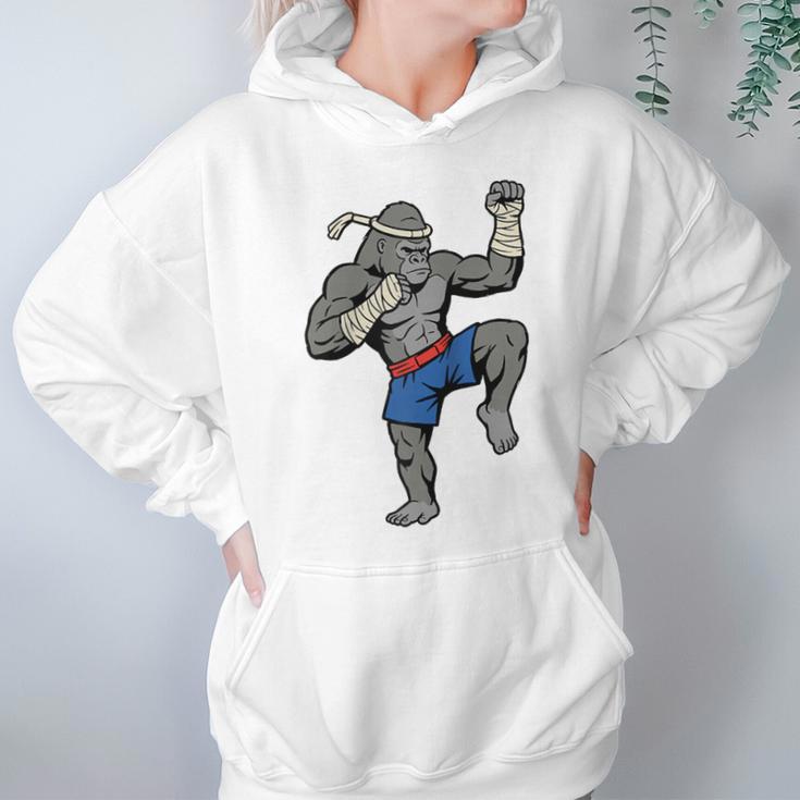 Gorilla Muay Thai Combat Sport Fighter Martial Arts 8 Limbs Raglan Baseball Tee Unisex Hoodie Gorilla Muay Thai Combat Sport Fighter Martial Arts 8 Limbs Raglan Baseball Tee Unisex Hoodie
