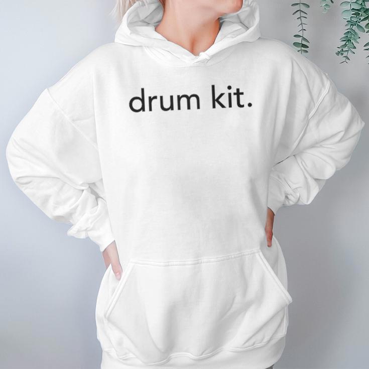 Minimalistic Drum Kit Minimal Raglan Baseball Tee Unisex Hoodie