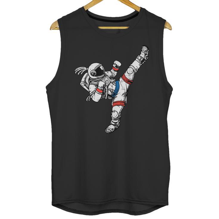 Astronaut Muay Thai Fighter Space Martial Arts Men Women Kid Unisex Tank Top