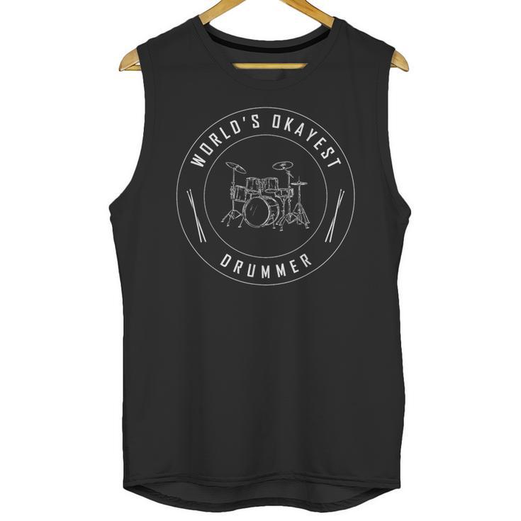 Drummer Drum Kit Music Rock Unisex Tank Top