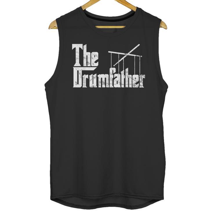 Drummer Humor The Drumfather Drum Kit Unisex Tank Top
