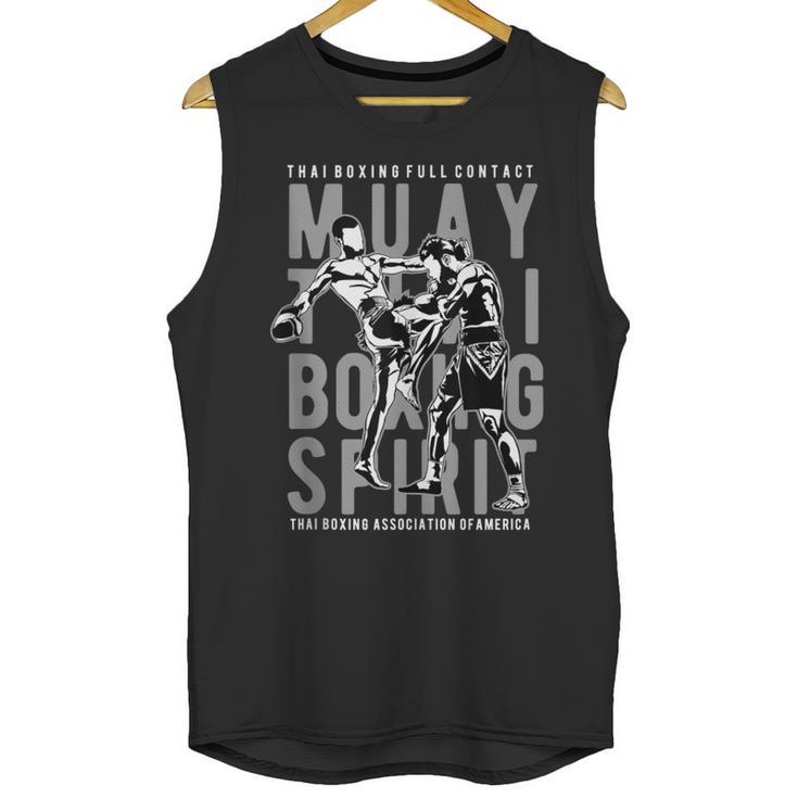 Full Contact Thai Boxing Association Of America Muay Thai Unisex Tank Top