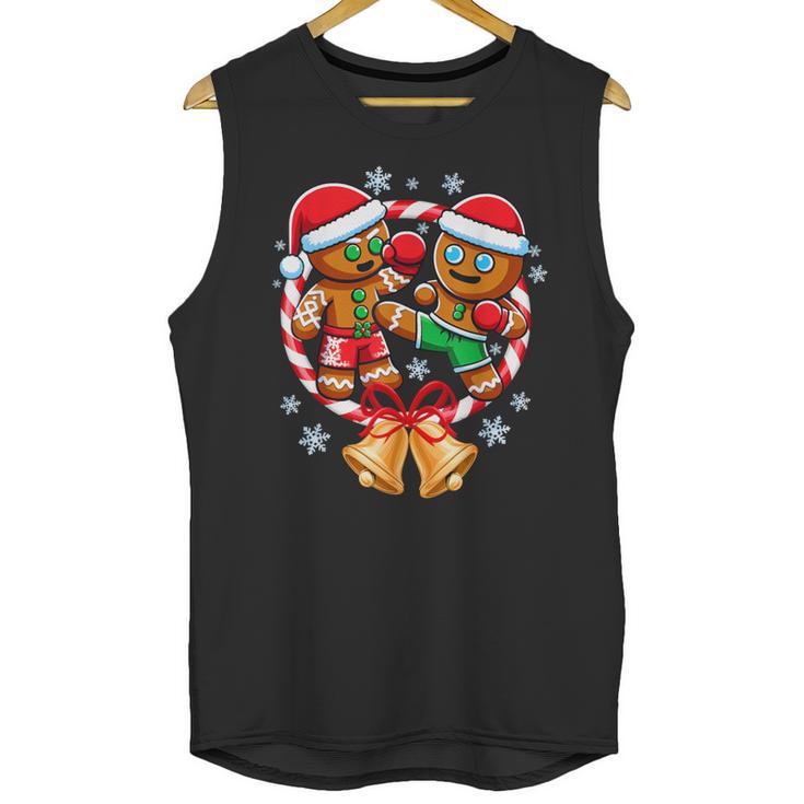 Gingerbread Cookies Christmas Fighting Muay Thai Unisex Tank Top