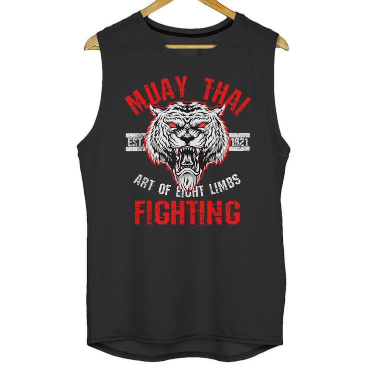 Muay Thai Art Of Eight Limbs Sak Yant Thai Boxing MMA Arts Unisex Tank Top