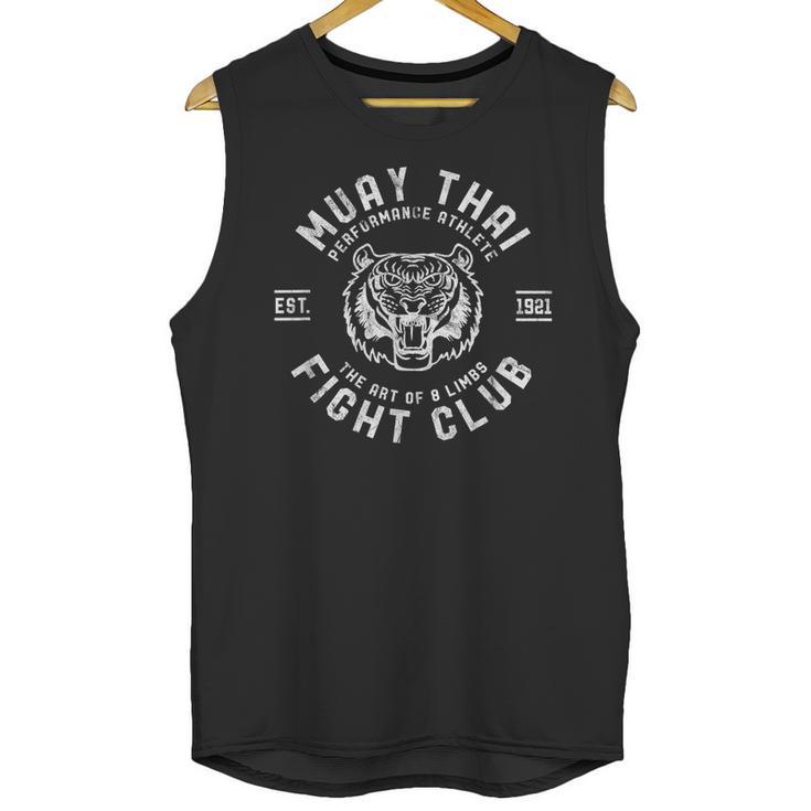 Muay Thai Fight Club Tiger Kick Boxing Shirt Unisex Tank Top