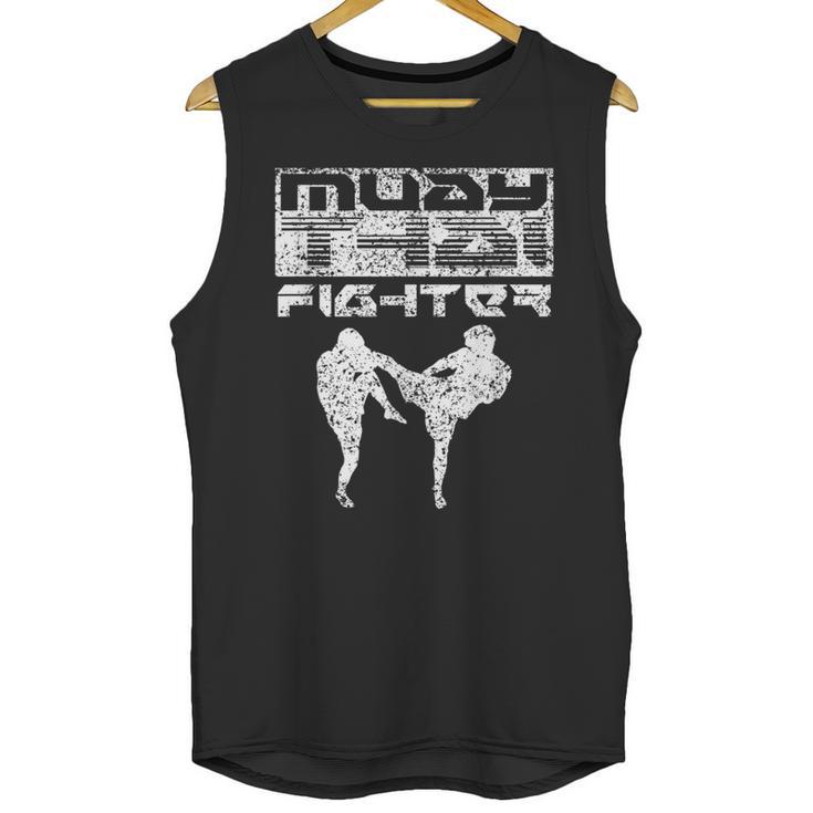 Muay Thai Fighter Boxing Martial Arts Unisex Tank Top
