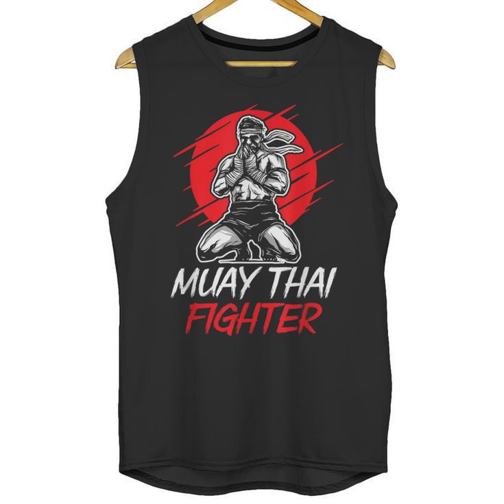 Muay Thai Fighter Martial Arts Boxing Hobby Unisex Tank Top