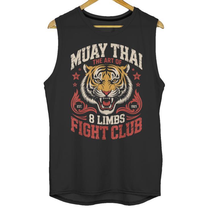 Muay Thai Fighter Tiger 8 Limbs Thai Boxing Unisex Tank Top