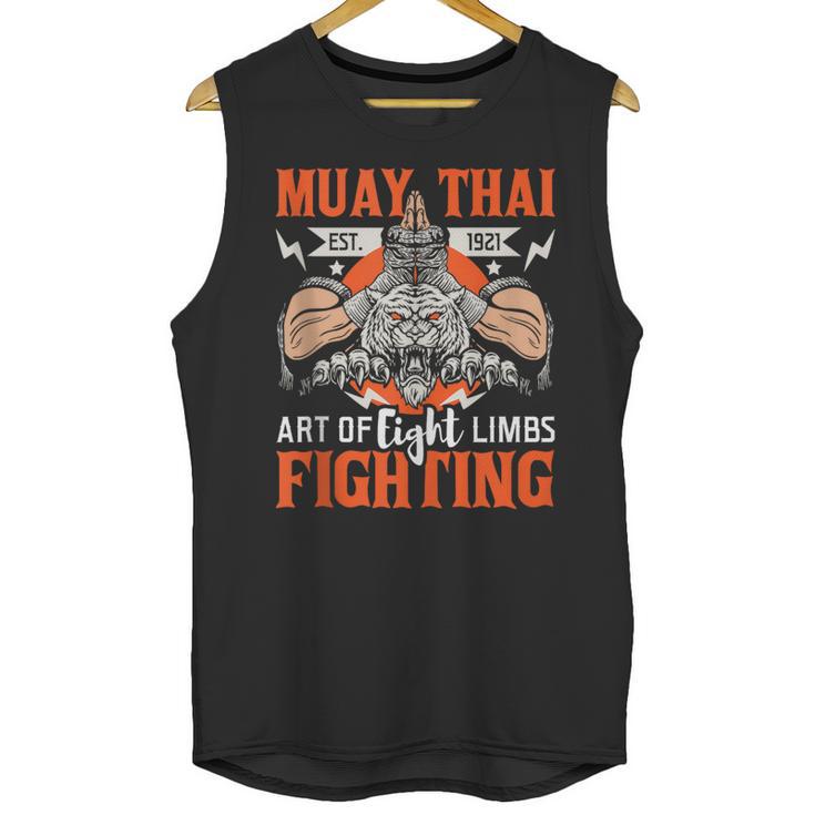 Muay Thai Fighting MMA Thai Boxing Mixed Martial Arts Unisex Tank Top