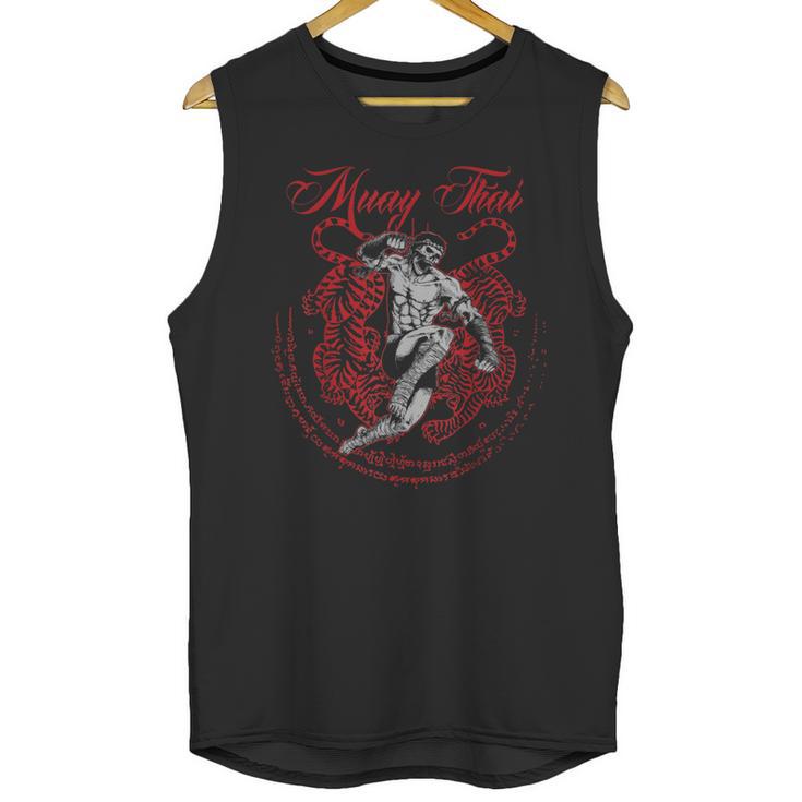 Muay Thai Kickboxing Martial Art Fighter Thai Boxing Unisex Tank Top