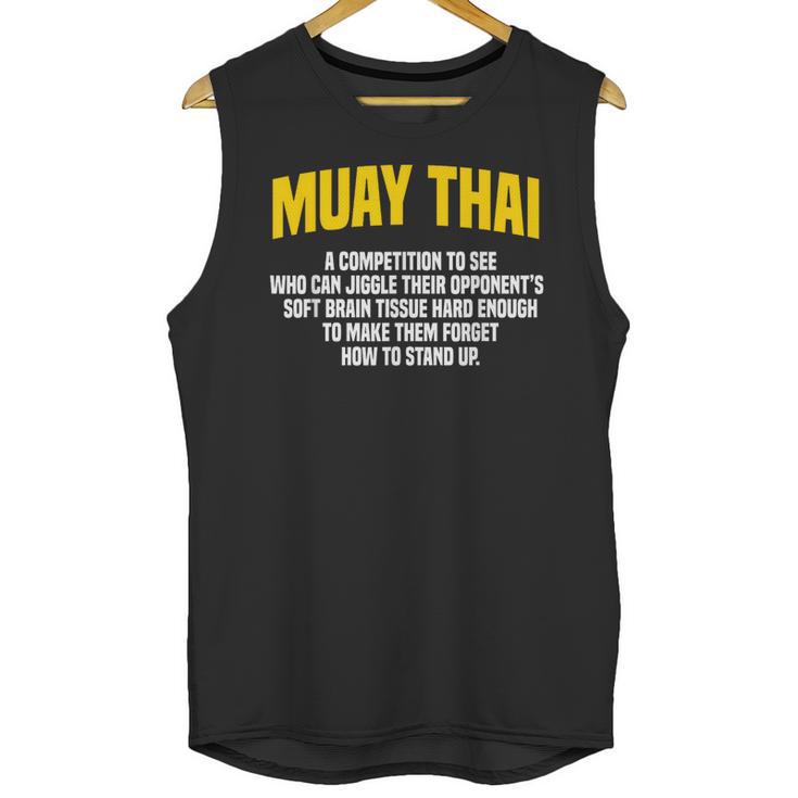 Muay Thai Martial Arts Combat Sports Unisex Tank Top