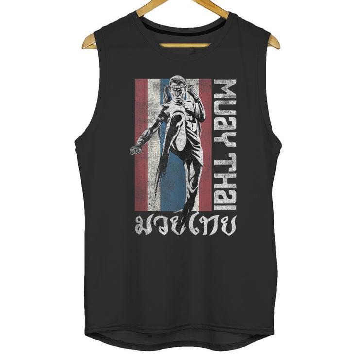 Muay Thai Shirt Thailand Flag Martial Arts Shirt Unisex Tank Top