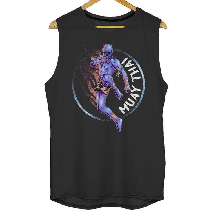 Muay Thai Skeleton Unisex Tank Top