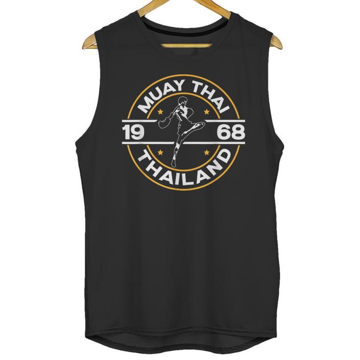 Muay Thai Thailand Fighter Fighting Combat 1969 Thai Boxing Unisex Tank Top
