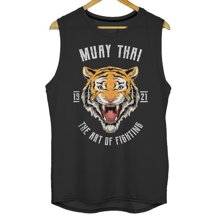 Muay Thai Tiger Thai Boxing Unisex Tank Top