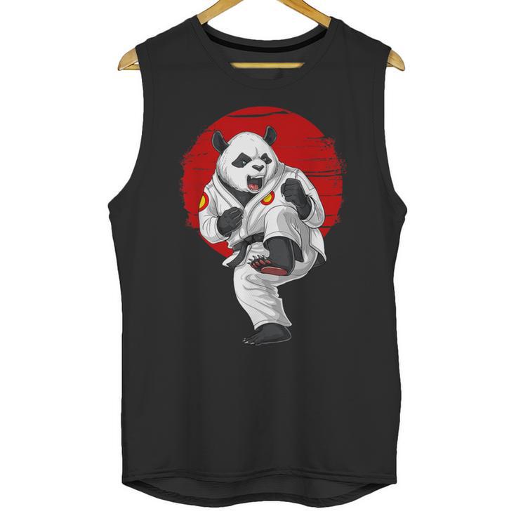 Panda Bear Karate Kickboxing Muay Thai Martial Arts Unisex Tank Top