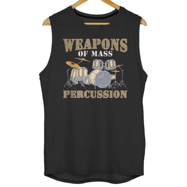 Rock Band Musical Instrument Drum Kit Unisex Tank Top