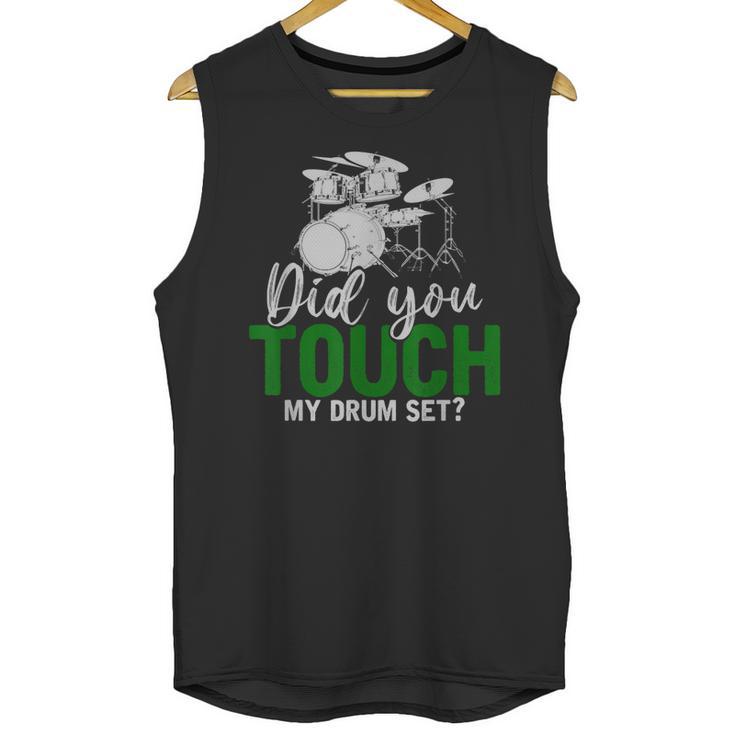 Rock Musical Instrument Band Drummer Drum Kit Unisex Tank Top