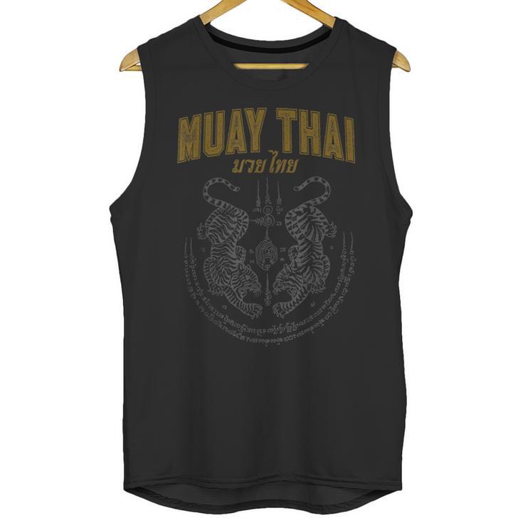 Twin Tiger Sak Yant Muay Thai Unisex Tank Top
